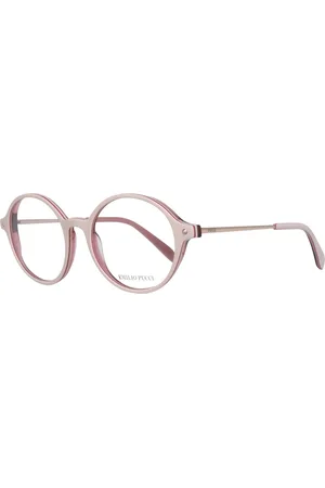 Emilio Pucci Akcesoria, Kobieta, Beżowy, ONE SIZE, Kremowe Okulary Optyczne dla Kobiet