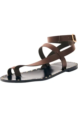 ALOHAS Buty, Kobieta, brązowy, 35 EU, Skóra, Sandały Tallula ze skóry