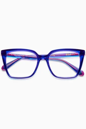 Etnia Barcelona Akcesoria, unisex, Niebieski, ONE SIZE, Len, Stylowe okulary przeciwsłoneczne dla odważnego wyglądu