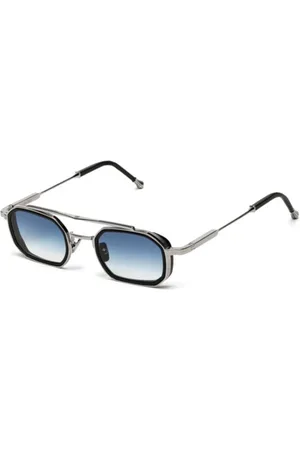 John Dalia Akcesoria, unisex, Szary, ONE SIZE, Len, Stylowe okulary przeciwsłoneczne dla twojego wyglądu