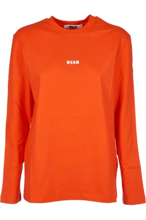 Msgm Koszulki, Kobieta, Czerwony, S, Czerwone T-shirty i Pola
