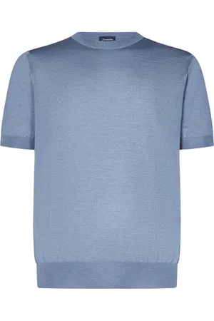 DRUMOHR Koszulki, Mężczyzna, Niebieski, L, Clear T-shirty i Pola
