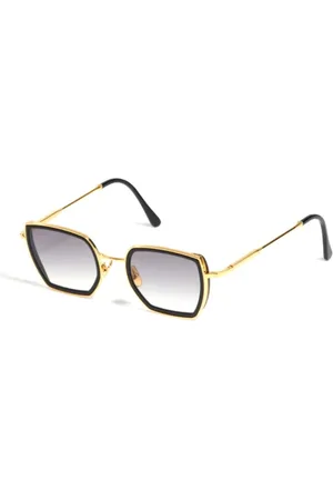 John Dalia Akcesoria, unisex, Żółty, ONE SIZE, Len, Odkryj najnowsze okulary przeciwsłoneczne ZOE