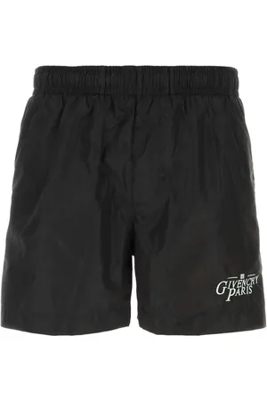 Givenchy Stroje kąpielowe, Mężczyzna, Czarny, M, Szorty Kąpielowe z Haftem Logo