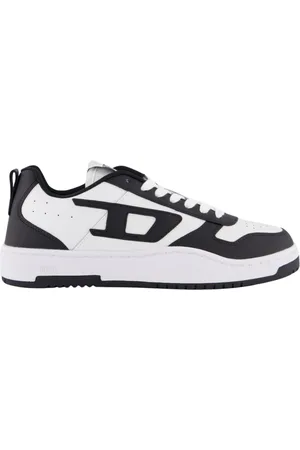 Diesel Buty, Mężczyzna, Czarny, 41 EU, Skóra, S-Ukiyo V2 LOW Sneakers