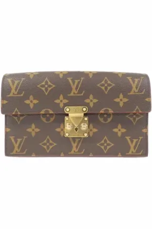 LOUIS VUITTON Pre-owned, unisex, brązowy, ONE SIZE, Pre-owned Canvas clutches