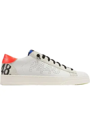 P448 Buty, Mężczyzna, Biały, 43 EU, Koralowe Sneakersy