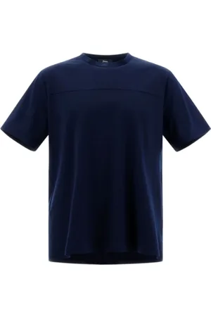 HERNO Koszulki, Mężczyzna, Niebieski, XL, T-Shirts