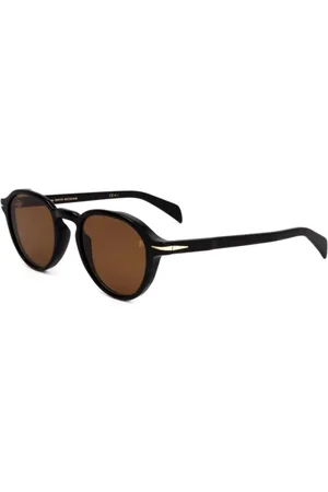 DB EYEWEAR BY DAVID BECKHAM Akcesoria, unisex, Czarny, ONE SIZE, Len, Eleganckie okulary przeciwsłoneczne DB 7078/S