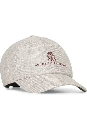 Brunello Cucinelli Akcesoria, Mężczyzna, Beżowy, M, Beżowe Stylowe Czapki