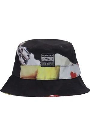 Propaganda Akcesoria, Mężczyzna, Czarny, ONE SIZE, Royal Flush Bucket Hat All Over Print
