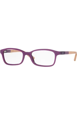 vogue Akcesoria, unisex, Fioletowy, ONE SIZE, Len, Eleganckie Okulary Vista dla Podkreślenia Stylu