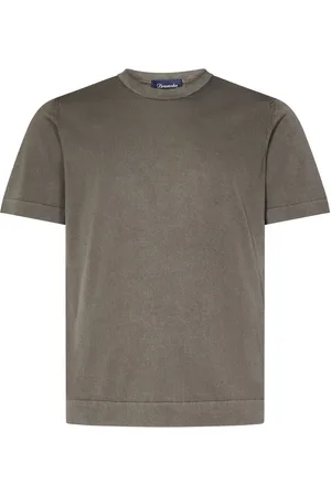 DRUMOHR Koszulki, Mężczyzna, brązowy, L, Fango Crew Neck T-Shirt