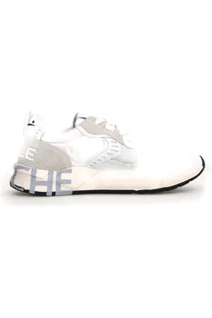 Voile blanche Buty, Mężczyzna, Biały, 43 EU, Stylowe tenisówki z tkaniny
