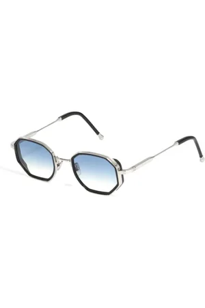 John Dalia Akcesoria, unisex, Szary, ONE SIZE, Len, Odkryj okulary przeciwsłoneczne Keaton - Stylowy dodatek
