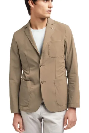 At.p.Co Kurtki, Mężczyzna, Beżowy, XL, Beżowy Casualowy Blezer Klasyczny Styl