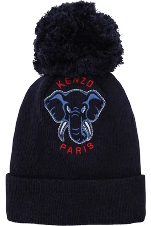 Kenzo Akcesoria, Mężczyzna, Niebieski, S, Stylowa Czapka Beanie