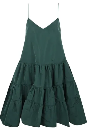 Nº21 Sukienki, Kobieta, Zielony, L, Elegancka Sukienka z Poliestru dla Kobiet