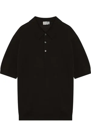 JOHN SMEDLEY Koszulki, Mężczyzna, brązowy, L, Polo z Krótkim Rękawem