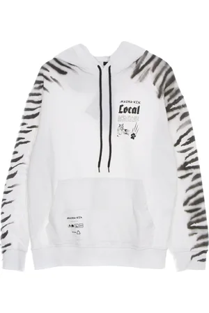 MAUNA KEA Bluzy, Mężczyzna, Biały, XL, Bluza z Kapturem
