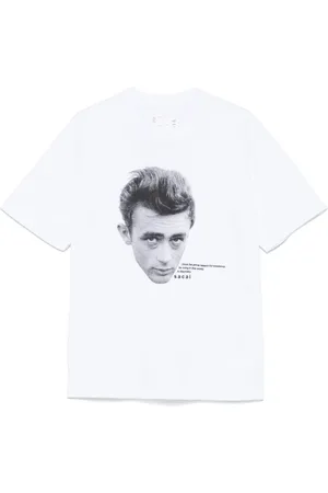 SACAI Koszulki, Mężczyzna, Biały, XS, Biała T-shirt z okrągłym dekoltem i krótkimi rękawami