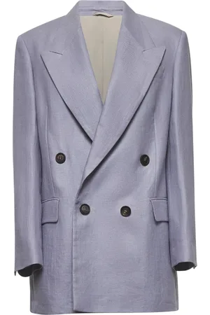 Brunello Cucinelli Kurtki, Kobieta, Fioletowy, S, Fioletowe Kurtki dla Kobiet