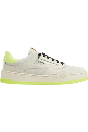 P448 Buty, Mężczyzna, Beżowy, 43 EU, Brixton Cream Yellow Sneakers