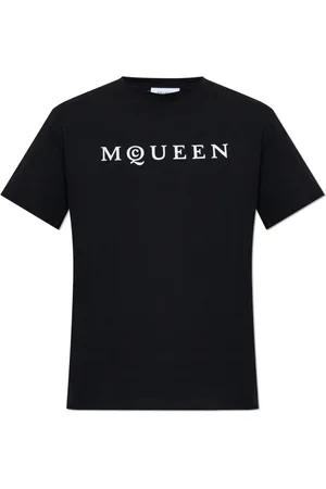 Alexander McQueen Koszulki, Mężczyzna, Czarny, 2XL, T-shirt z logo