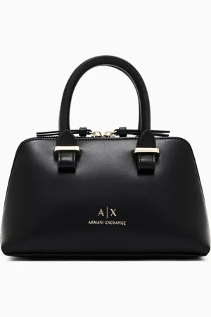 Armani Exchange Torebki, Kobieta, Czarny, ONE SIZE, Czarne Torby - Styl Bauletto
