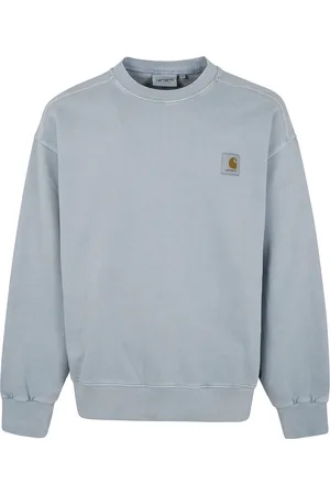 Carhartt Bluzy, Mężczyzna, Niebieski, S, Stylowy Sweter Vista dla Mężczyzn