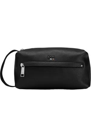 HUGO BOSS Torebki, Mężczyzna, Czarny, ONE SIZE, Czarna męska kopertówka