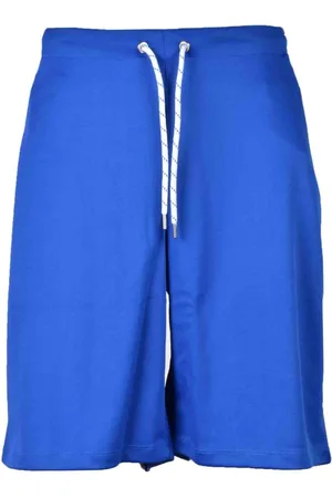 Bikkembergs Szorty, Mężczyzna, Niebieski, XL, Elastyczne szorty Bermuda