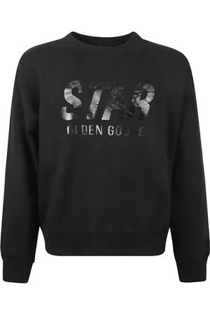 Golden Goose Bluzy, Mężczyzna, Czarny, S, Czarny Star Unisex Crewneck Sweatshirt