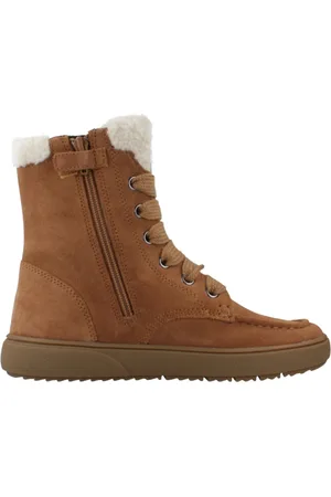 Geox Buty, Kobieta, brązowy, 37 EU, Stylowe Zimowe Buty dla Mężczyzn