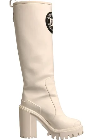 Dolce & Gabbana Buty, Kobieta, Biały, 37 EU, DG Logo Biker Buty Trekkingowe