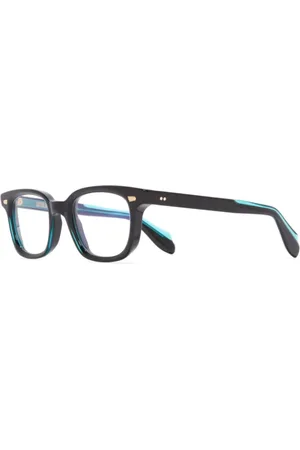 Cutler and Gross Akcesoria, unisex, Czarny, ONE SIZE, Len, Teal Czarny Stylowe Okulary