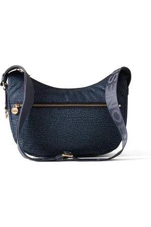 Borbonese Torebki, Kobieta, Niebieski, ONE SIZE, Eco Line Mała torba Hobo