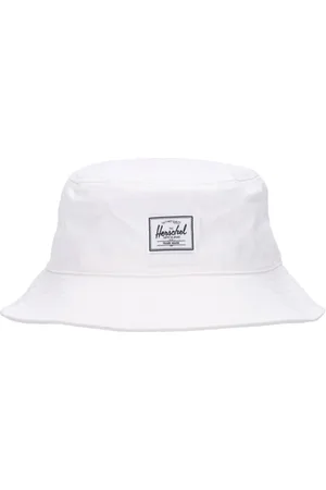 Herschel Akcesoria, Mężczyzna, Biały, ONE SIZE, Biały Bawełniany Kapelusz z Wentylacją