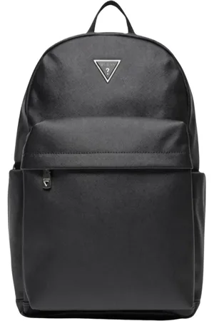 Guess Torebki, Mężczyzna, Czarny, ONE SIZE, Męski Plecak z Logo Linia Elvis