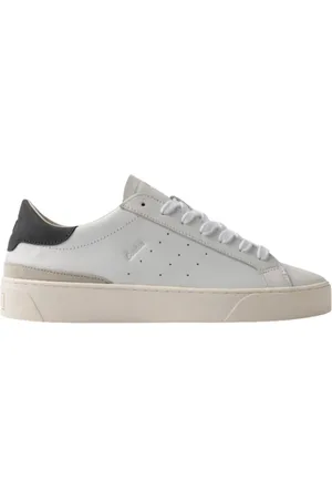 D.A.T.E. Buty, Mężczyzna, Biały, 41 EU, Zamsz, Białe-Niebieskie Sneakers Sonica Calf