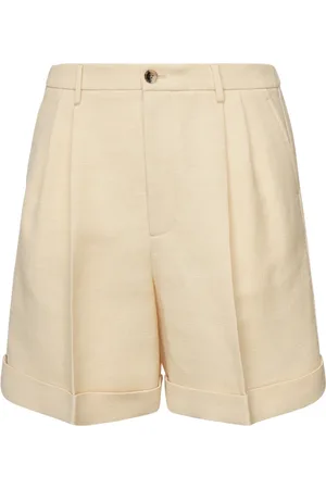 VALENTINO GARAVANI Szorty, Mężczyzna, Żółty, M, Len, Bermuda Shorts