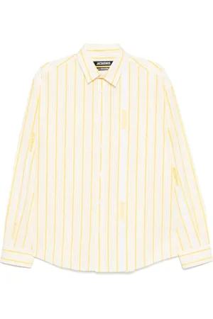 Jacquemus Koszule, Mężczyzna, Żółty, XL, Koszula Simon