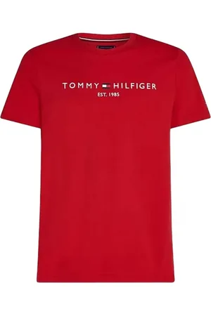 Tommy Hilfiger Koszulki, Mężczyzna, Czerwony, L, Koszulka