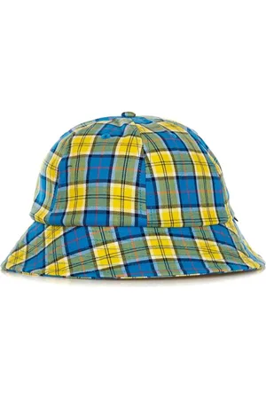 Obey Akcesoria, Mężczyzna, Wielobarwność, ONE SIZE, Kapelusz Wiaderkowy Madras Cytrynowy Multi
