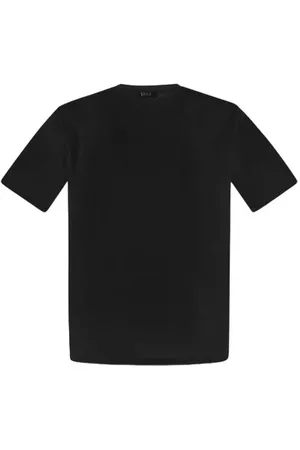 HERNO Koszulki, Mężczyzna, Czarny, L, Crew Neck T-shirty i Polosy Czarne