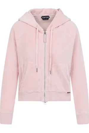 Tom Ford Bluzy, Kobieta, Różowy, M, Bluza z Zamkiem Styl Ręcznikowy