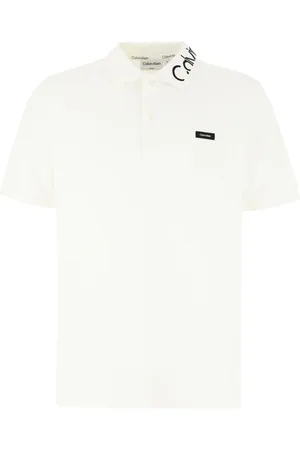 Calvin Klein Koszulki, Mężczyzna, Biały, 2XL, Klasyczny Polo dla Mężczyzn