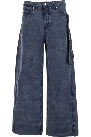 44 Label Group Jeansy, Mężczyzna, Szary, M, Denim, Szare Jeansyy z Wiązaniem
