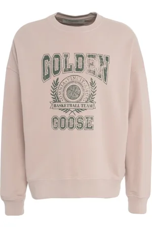 Golden Goose Bluzy, Mężczyzna, Różowy, M, Bawełna, Bluza Rose Ss 25 Stylowy Komfort na Co Dzień