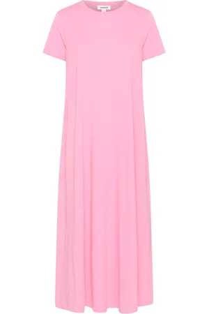 Soaked in Luxury Sukienki, Kobieta, Różowy, 2XL, Sukienka Rosebloom z krótkimi rękawami